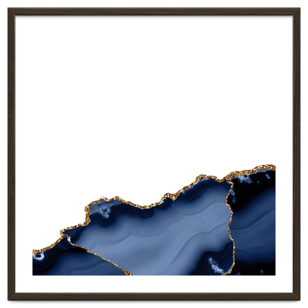 Navy & Gold Agate Texture 23