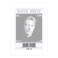 Receipt Art David Bowie Quotes  (Print Only)