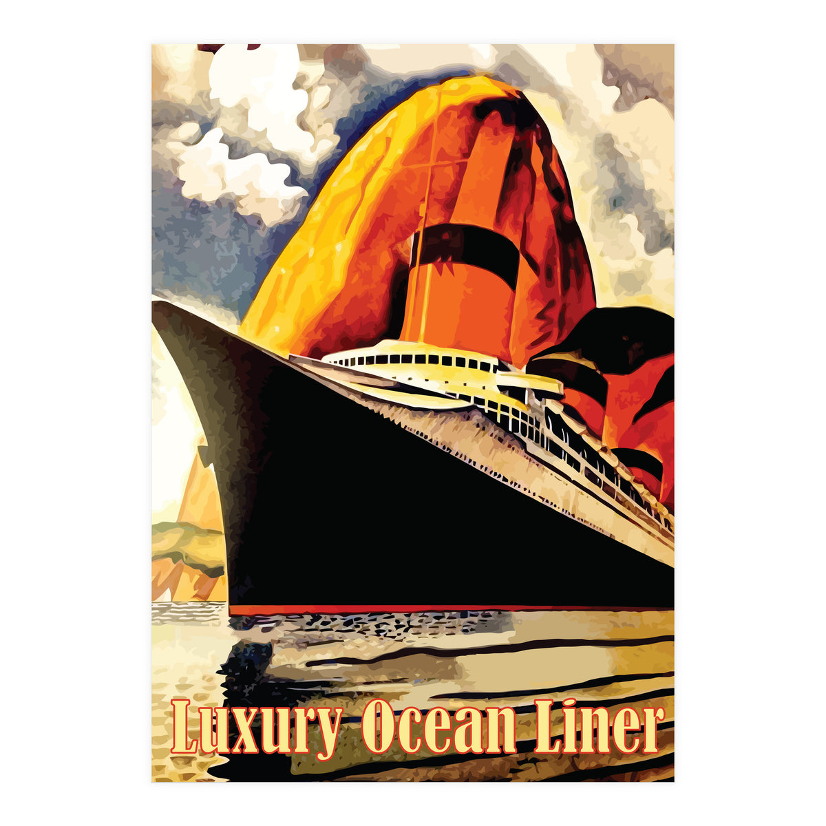 Luxury Ocean Liner (Print Only)