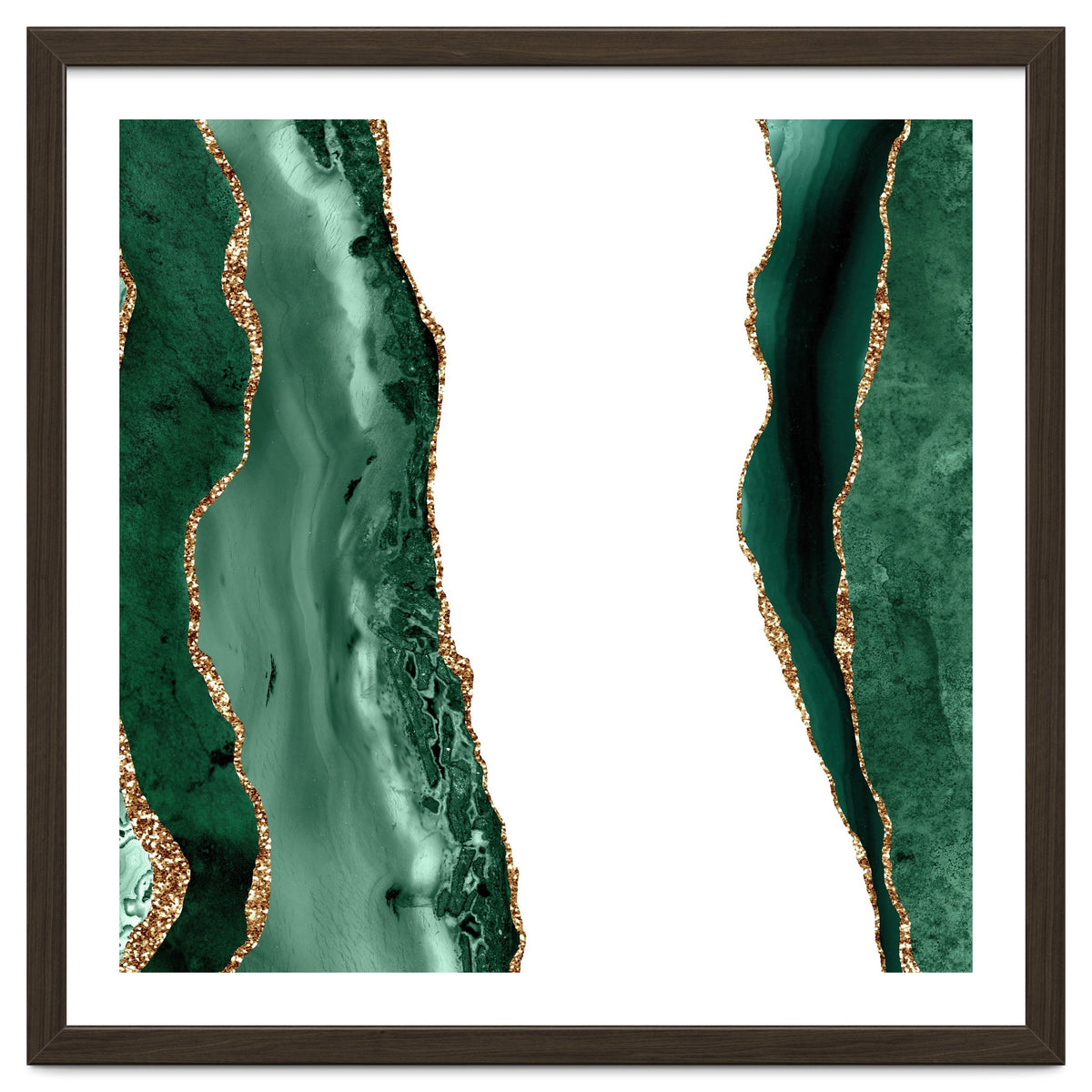 Emerald & Gold Agate Texture 14