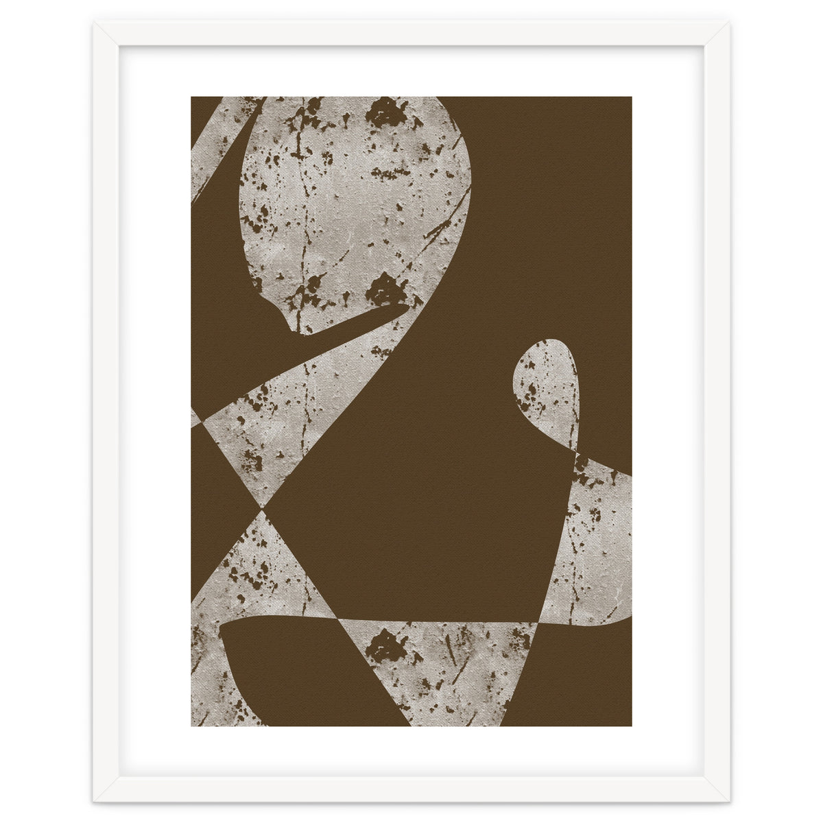 Abstract White Scratch