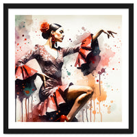 Scarlet Flamenco Side Pose