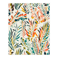 Colorful Leaves Pattern (Print Only)