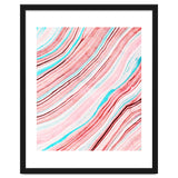 Between the Lines, Pastel Watercolor Abstract Painting, Subtle Neutral Minimal Illustration thumbnail