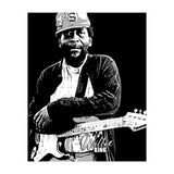 Willie King American Blues Musician in Grayscale (Print Only) thumbnail