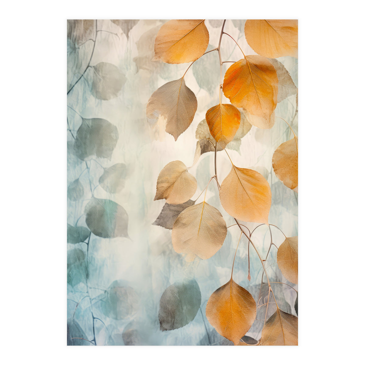 Winter leaves 4 (Print Only)