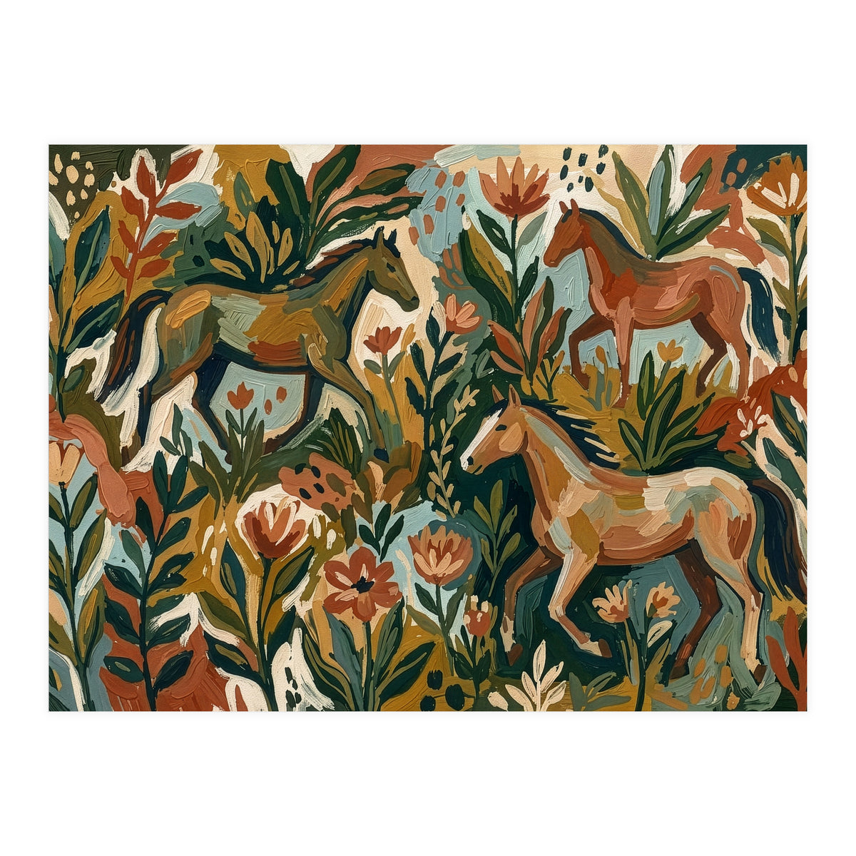 Galloping Meadow Serenity (Print Only)