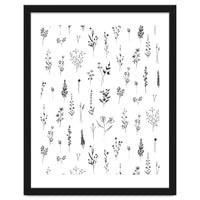 Wildflowers Minimalist Pattern