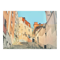 Lisbon Apartment Street (Print Only)