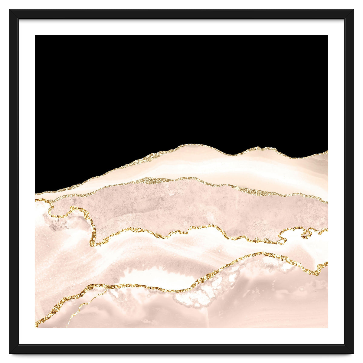 Ivory & Gold Agate Texture 03