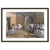 The Dance Foyer at the Opera on the rue Le Peletier, 1872 - 32x46 cm - oil on canvas. thumbnail