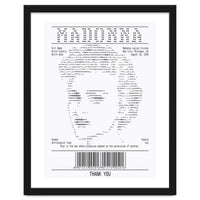 Receipt Art Madonna