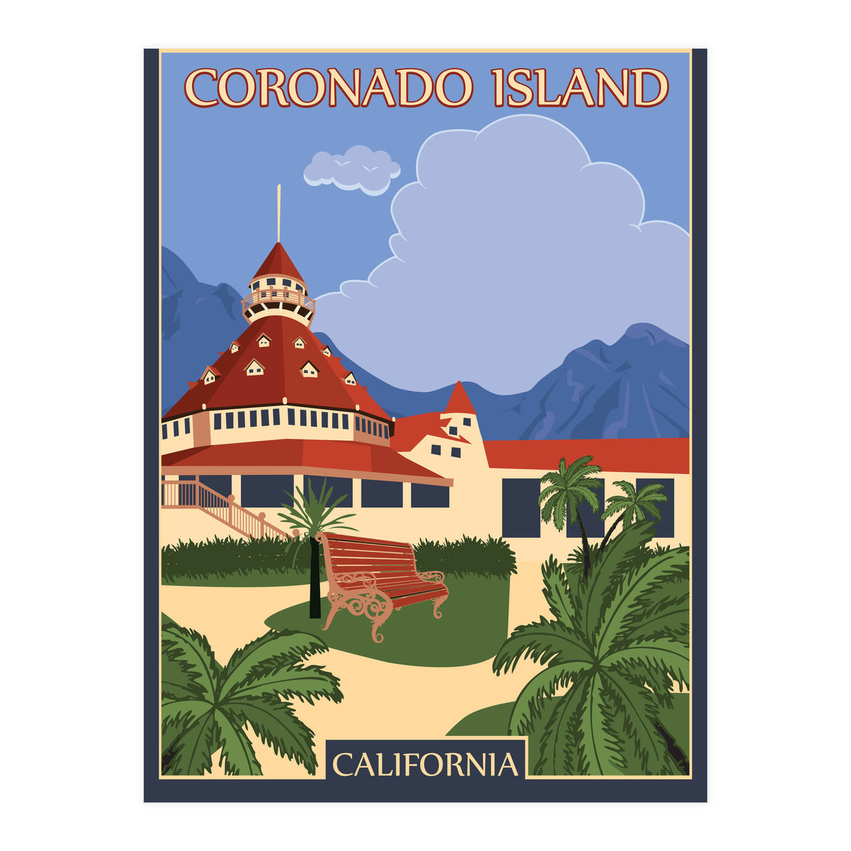 Coronado Island, California (Print Only)