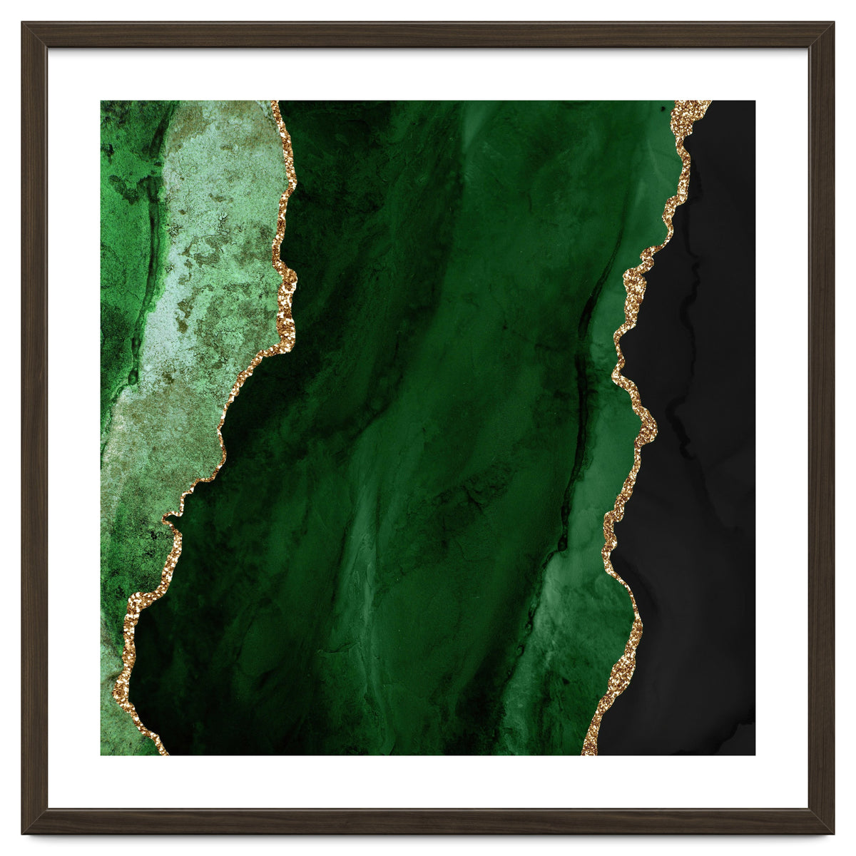 Green & Gold Agate Texture 01