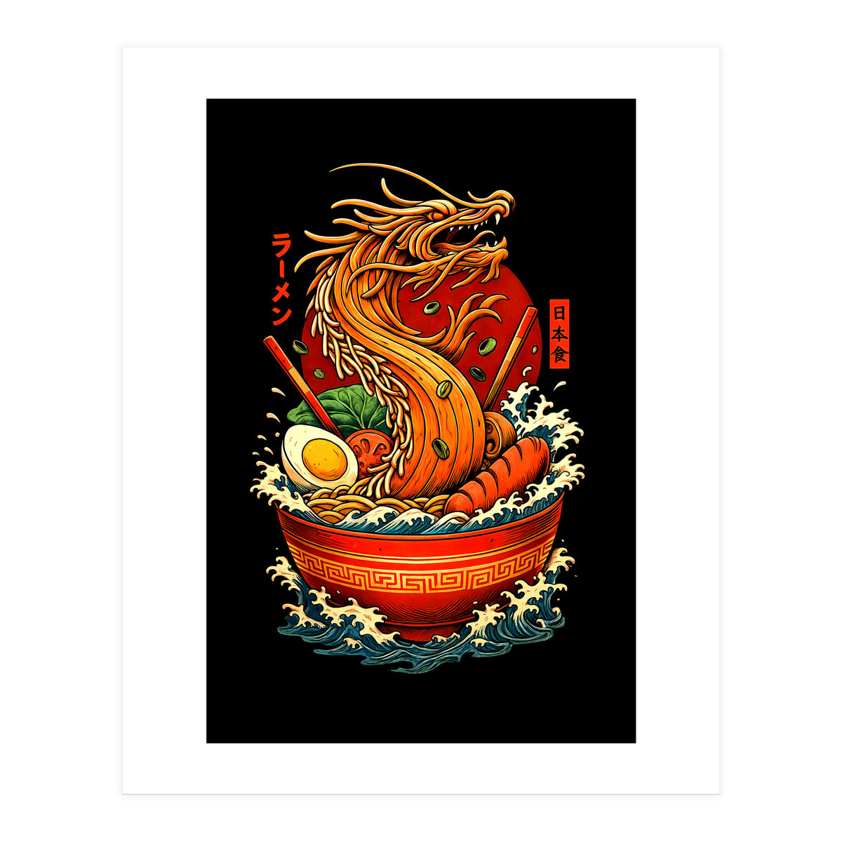 Ramen Dragon (Print Only)