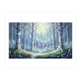 Crystal Forest: Ethereal Fantasy Landscape (Print Only) thumbnail