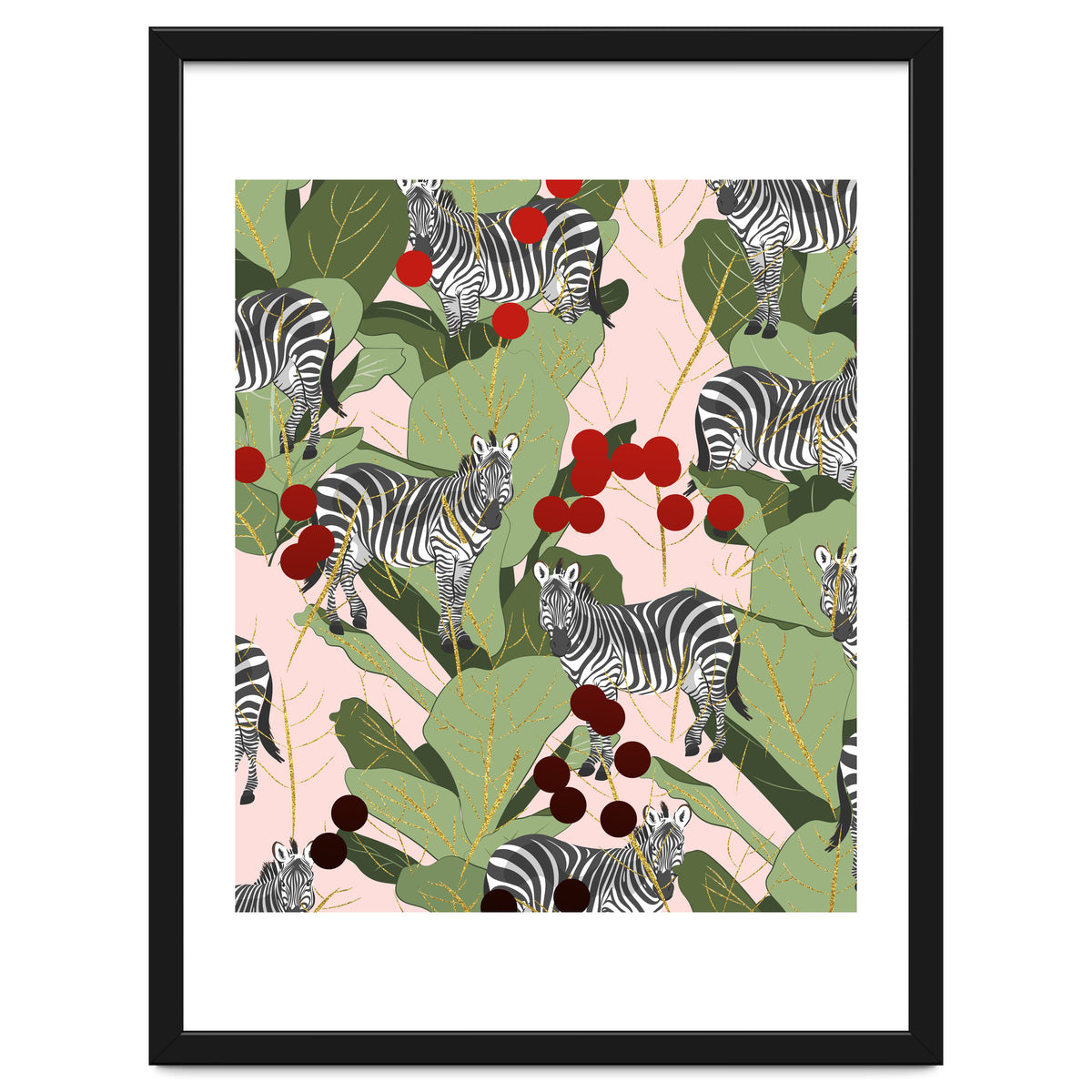 Zebra Harem #society6 #decor #buyart