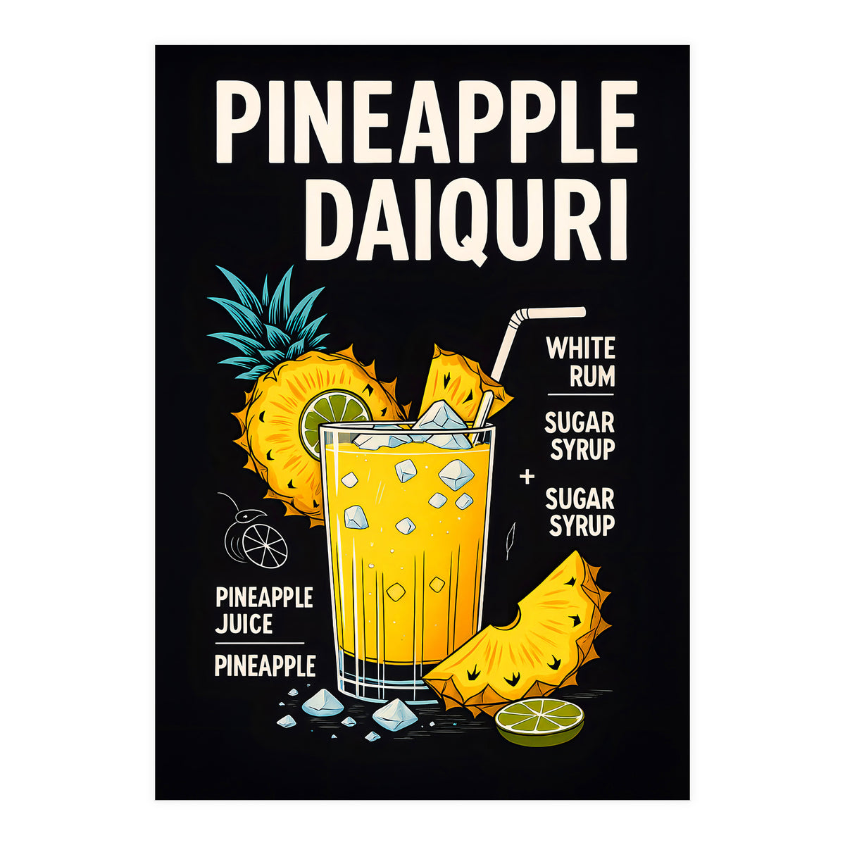 Pineapple Daiquiri  (Print Only)