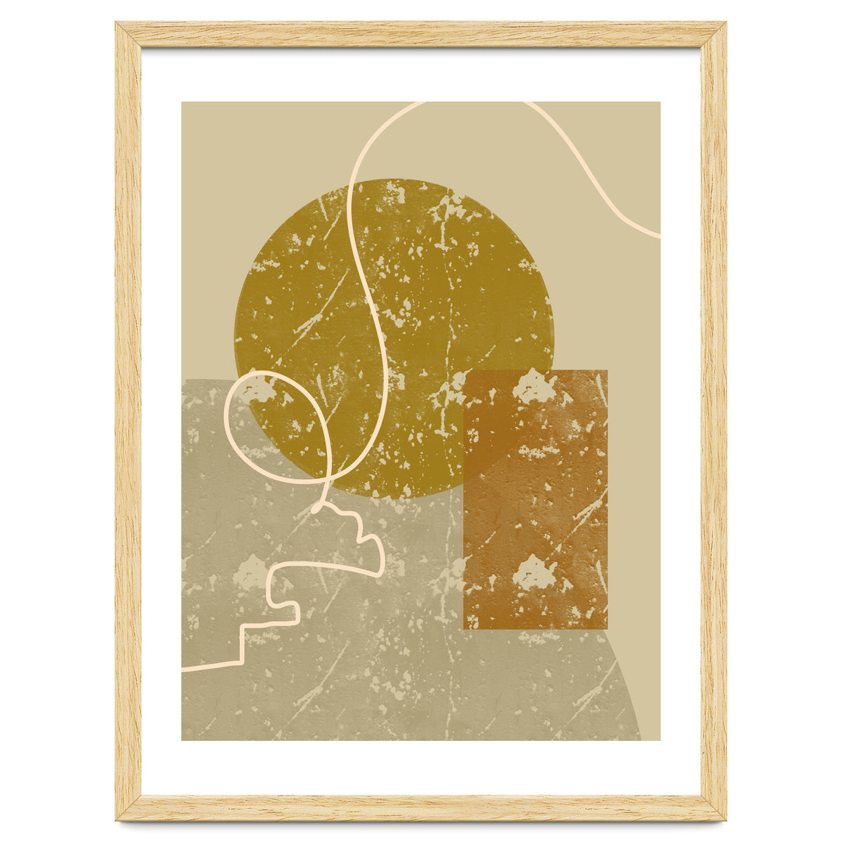 Geometric Composition with an Organic Touch