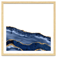 Navy & Gold Agate Texture 20