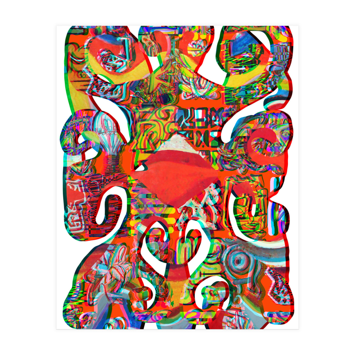 Pop Abstract Asimetrico 39 Copia (Print Only)