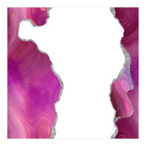 Magenta & Silver Agate Texture 06  (Print Only) thumbnail