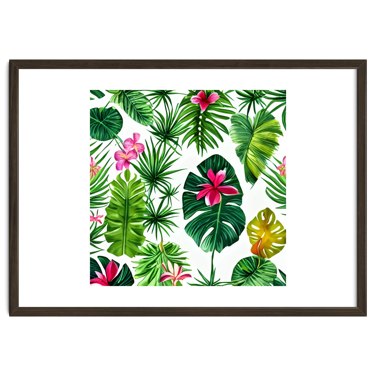 The Tropic, Banana Leaves Tropical Jungle Botanical, Palm Plants Monstera Nature, Bohemian Plants Floral