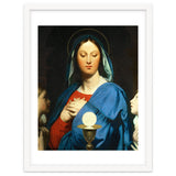 Jean Auguste Dominique Ingres / 'The Virgin Mary Prays to the Host', 1866. thumbnail
