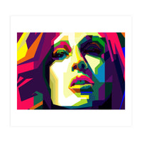 Julianne Moore Film Actress Pop Art WPAP (Print Only)