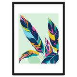 Dopamine Botanical, Colorful Tropical Banana Leaves, Plants Jungle Eclectic Contemporary, Bohemian Nature Forest thumbnail