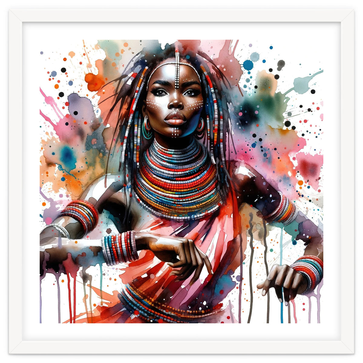 Beaded Majesty Dancer Portrait