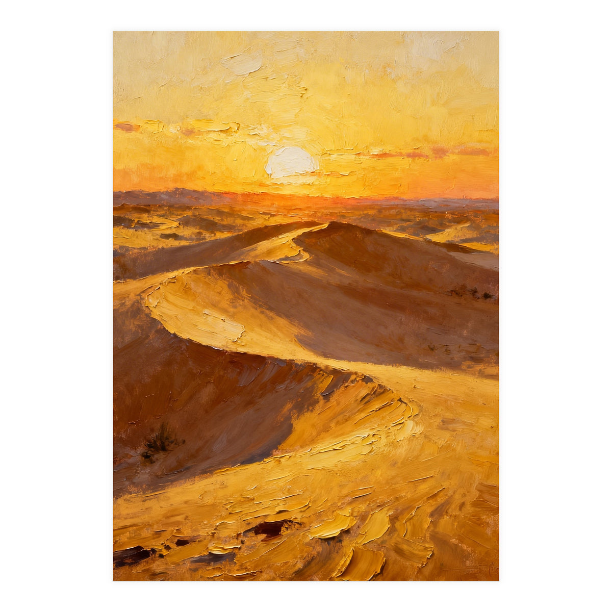 Golden Solitude (Print Only)