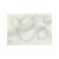 calming essentials Curved Lines blue (Print Only)