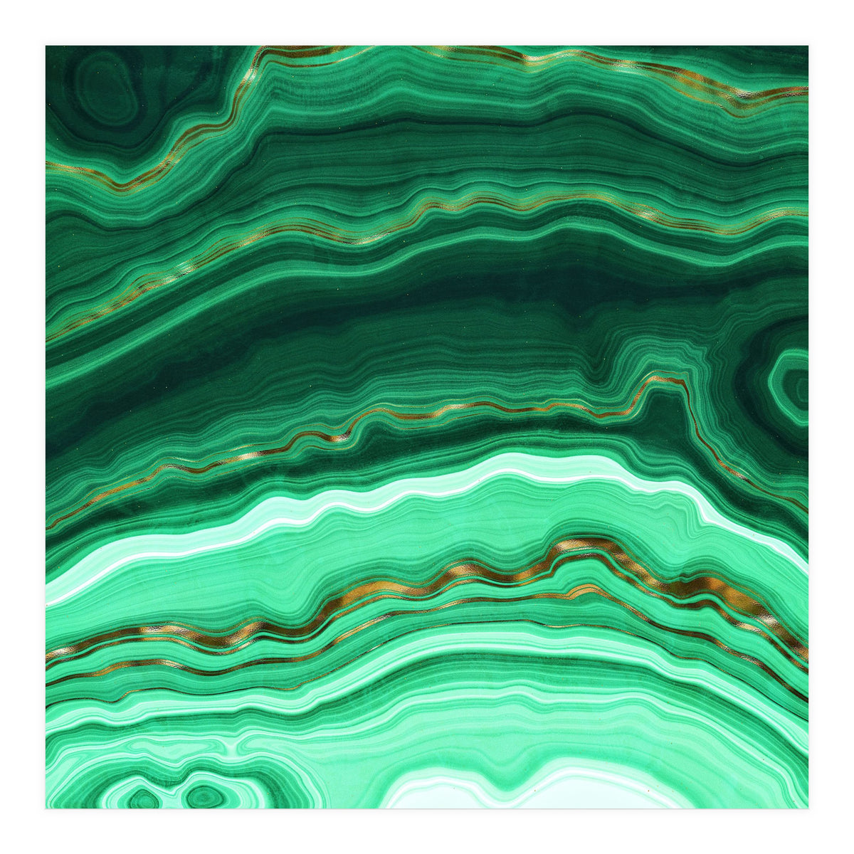 Malachite Texture 03 (Print Only)