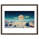 Alien Horizon: Saturn-Inspired Planetary Landscape thumbnail