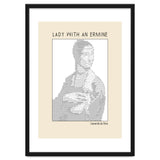 Lady With An Ermine – Leonardo Da Vinci Ascii Art thumbnail