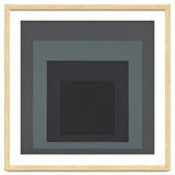 JOSEF ALBERS - HOMAGE TO THE SQUARE BLACK GREY thumbnail
