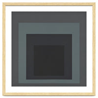 JOSEF ALBERS - HOMAGE TO THE SQUARE BLACK GREY