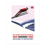 Ski Jump In Norway (Print Only) thumbnail