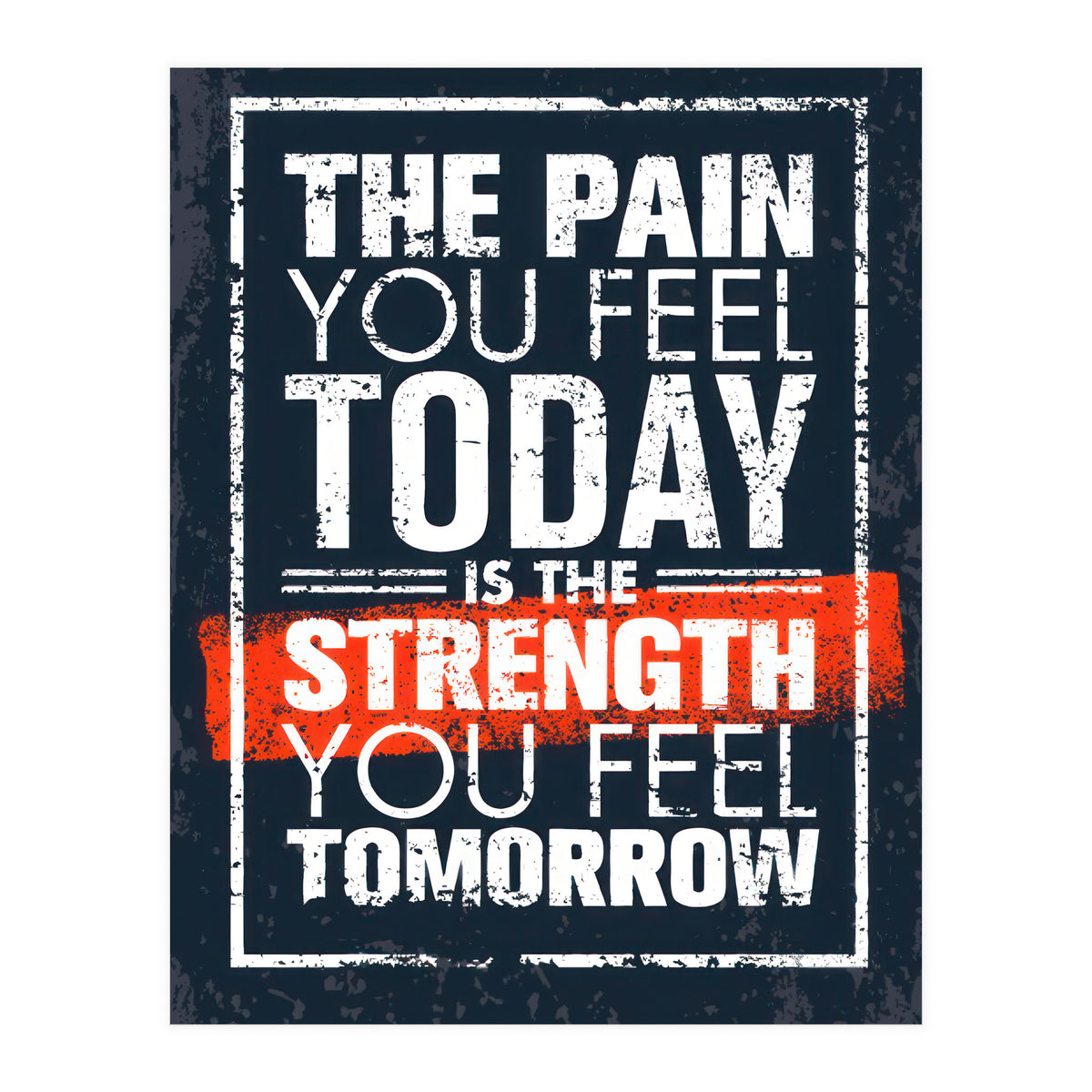 The pain you feeld today (Print Only)