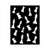 Chess Game Pieces  (Print Only) thumbnail