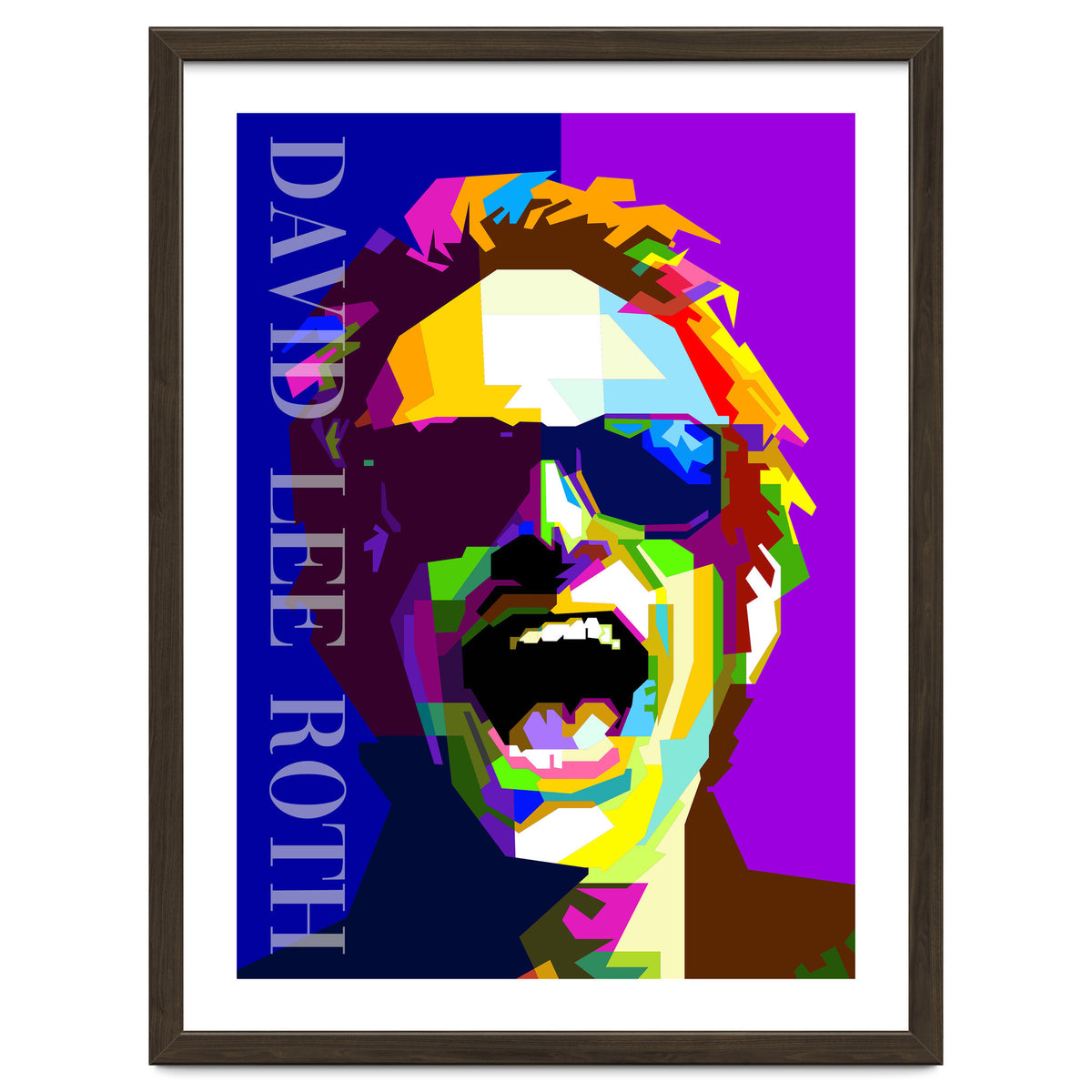 David Lee Roth Rock Singer Art WPAP