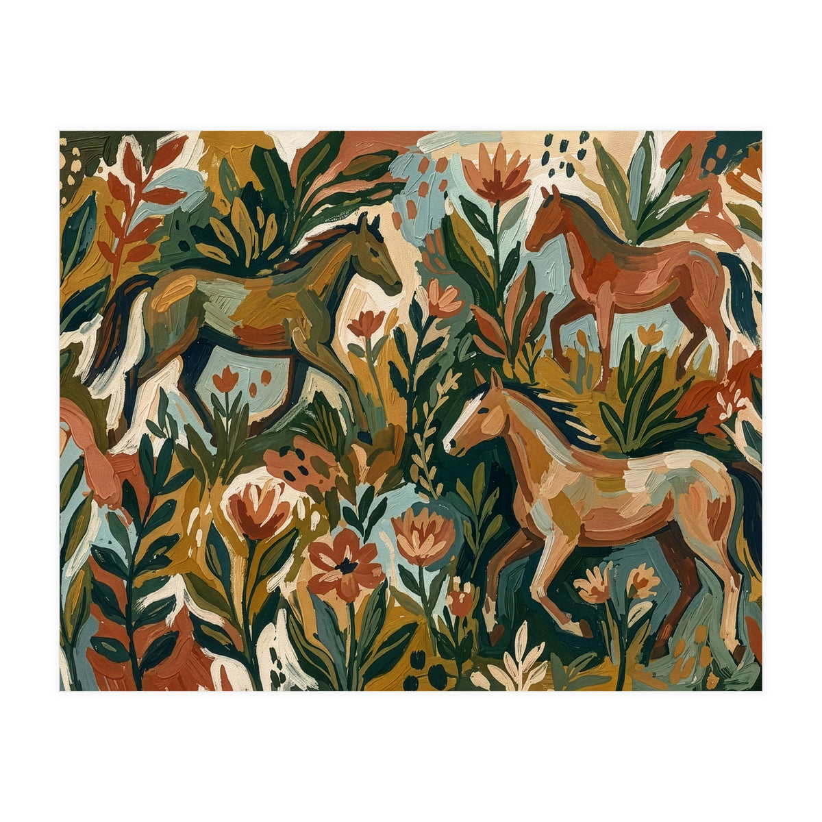 Galloping Meadow Serenity (Print Only)