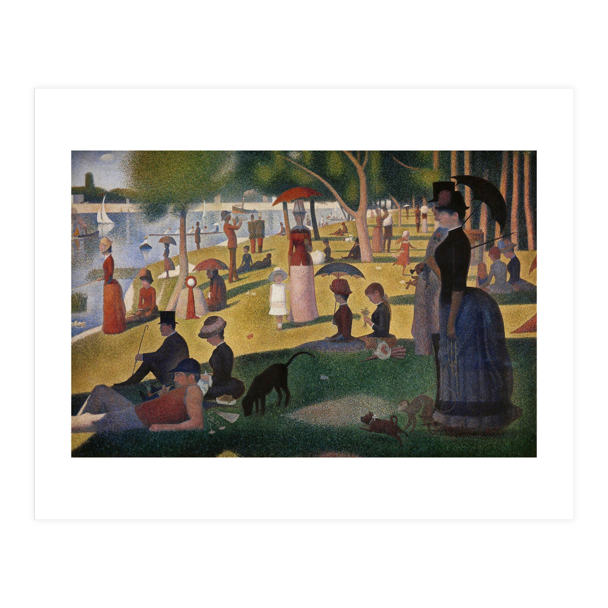 Georges Seurat / 'A Sunday Afternoon on the Island of La Grande Jatte', 1884-1886. (Print Only)