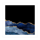 Navy & Gold Agate Texture 10  (Print Only) thumbnail