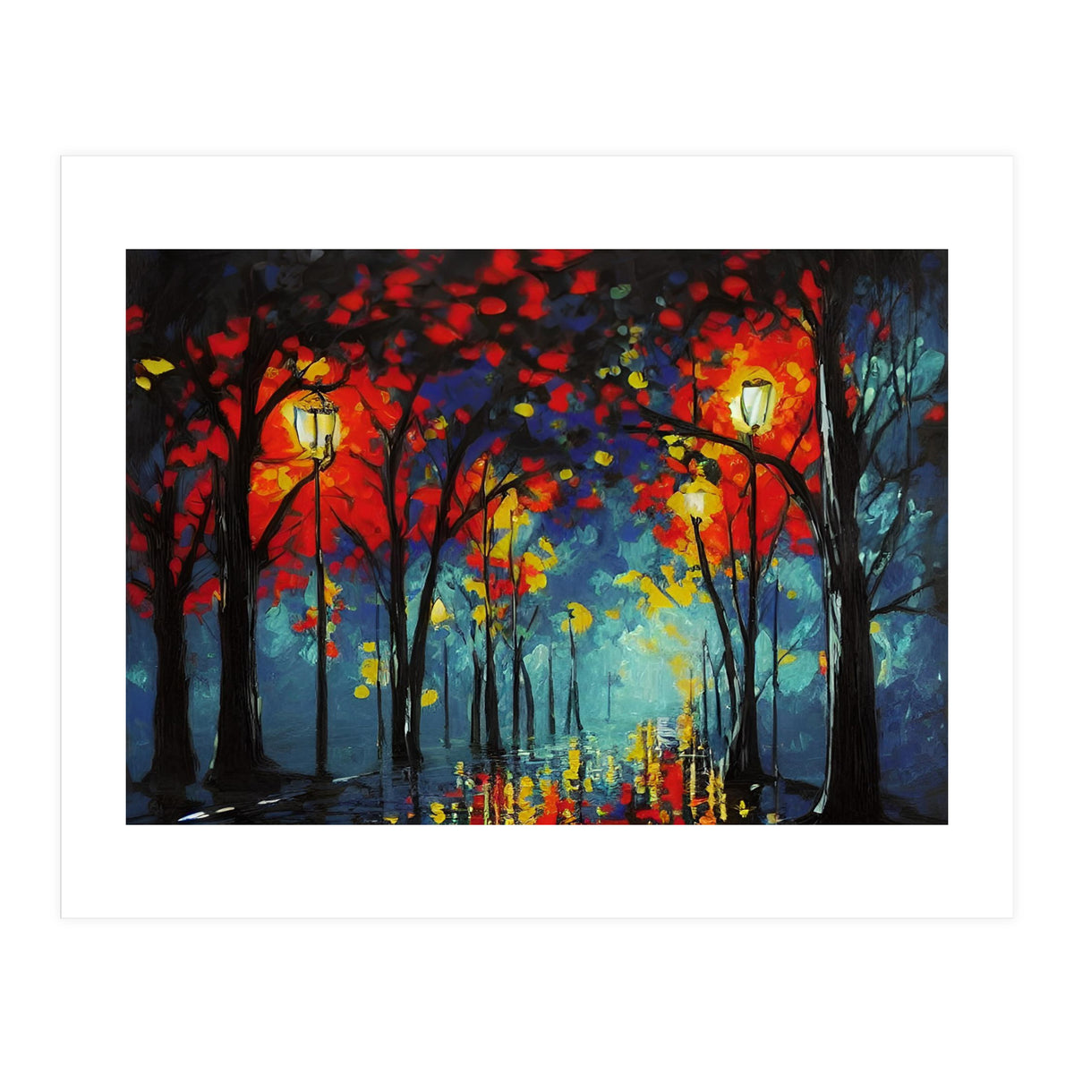 Abstract Nature Light Elegant (Print Only)