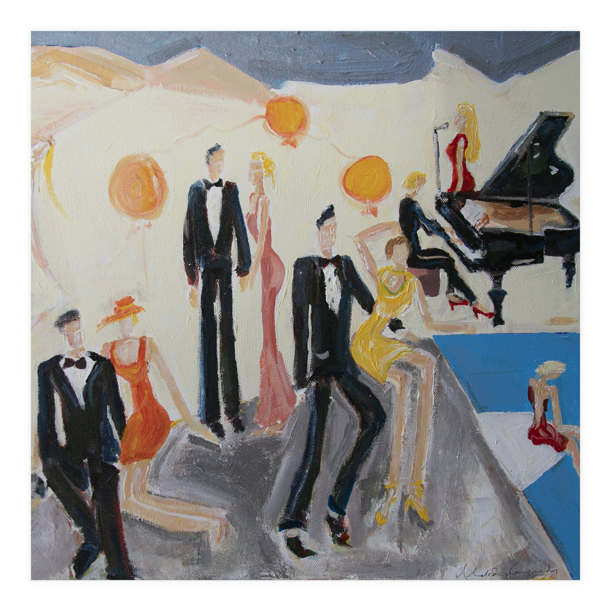 The Piano Player (Print Only)