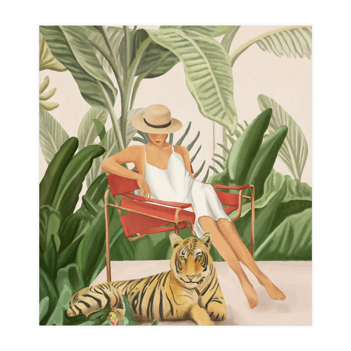 The Lady And The Tiger II (Print Only)