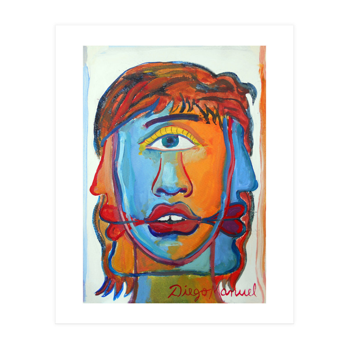 Cabeza De Mujer 1 (Print Only)