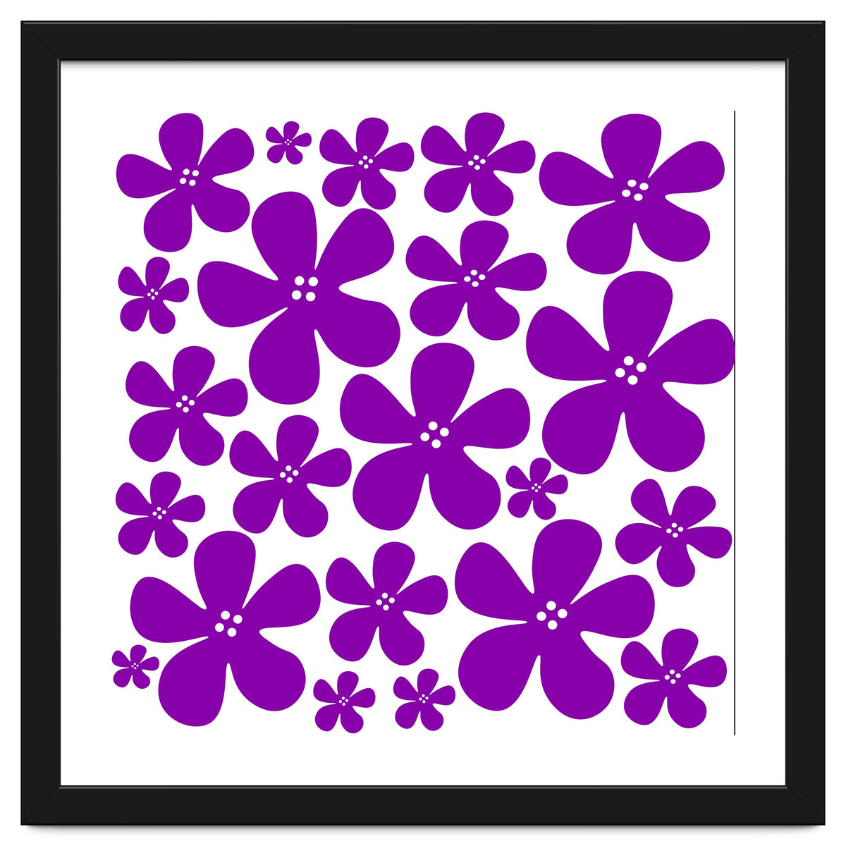 Purple Flowers Pattern